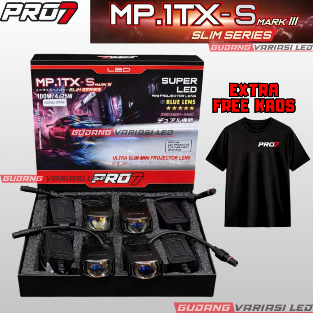 [FREE KAOS] MINI PROJECTOR PRO7 MP 1TX MP1TXS MP.1TX-S MP 1TX -S SLIM MARK III SERIES PRO7 PRO 7 100