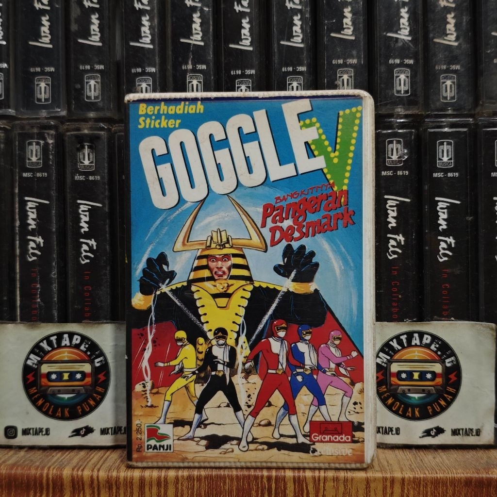 Kaset - Goggle V - Bangkitnya Pangeran Desmark - Radio Tape - Kaset Pita - Radio - Pemutar Kaset - R