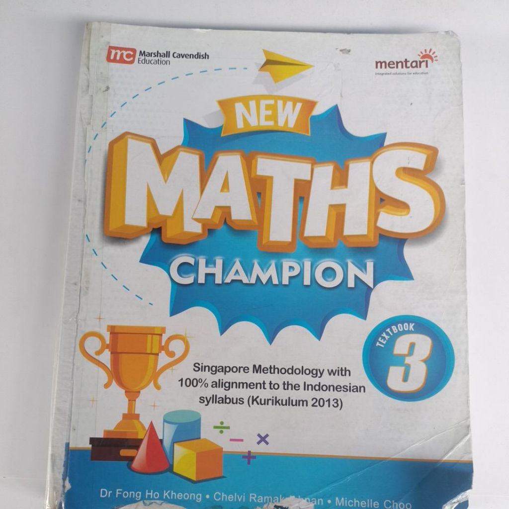 buku new maths champion 3 text book