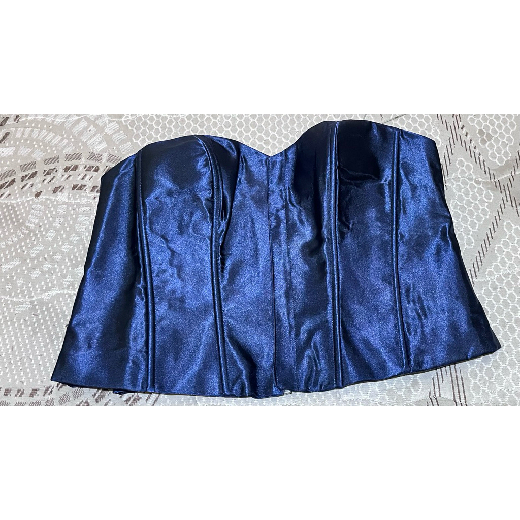 (preloved) Kamisol Navy Resleting