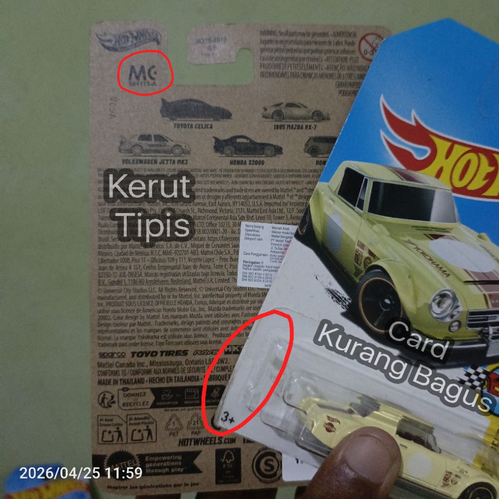 Hot Wheels Honda S2000 Hitam Fast and Furious Race-Off (2026) dan Fairlady 2000 Cream Rilisan Tahun 