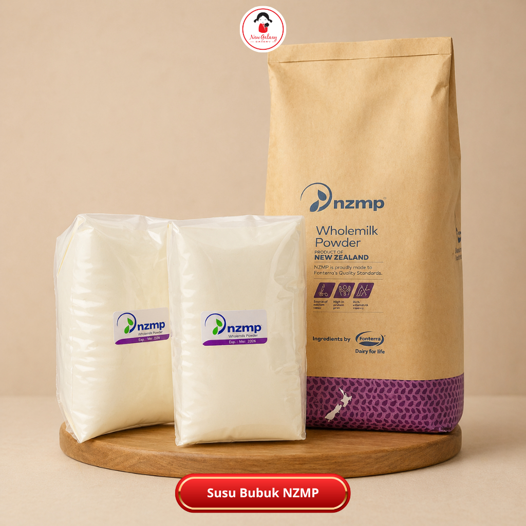 Repack | Powder Milk Fullcream NZmp Netto1000g Susu Bubuk Kemasan Pouch Satu Kilo Untuk Roti/Kue/Min