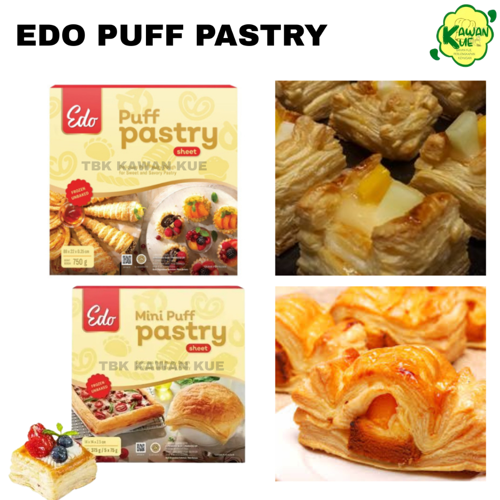 Edo Puff Pastry dan Puff Mini Pastry/Kulit pastry