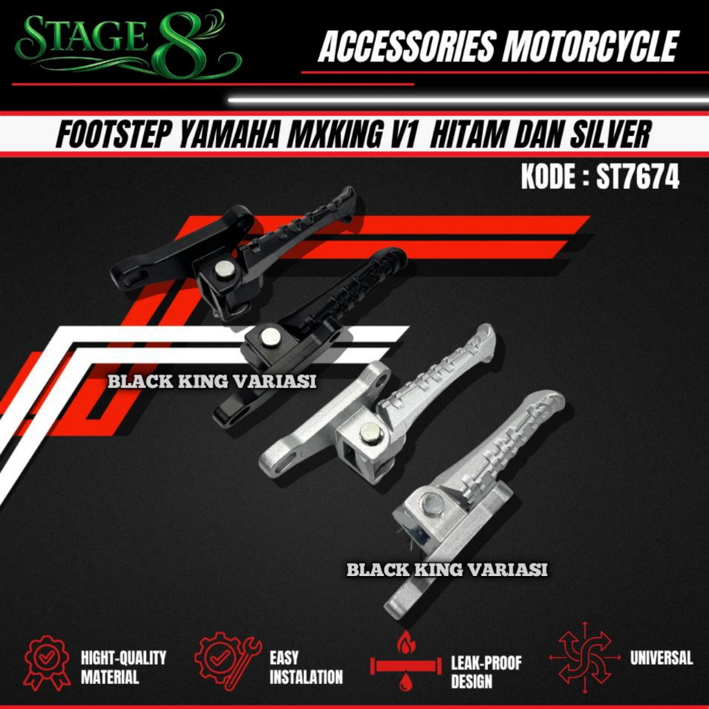 Step MX King Step Gantung Footstep Step Belakang Motor Jupiter MX New 135 MX King Jupiter MX Step Pi