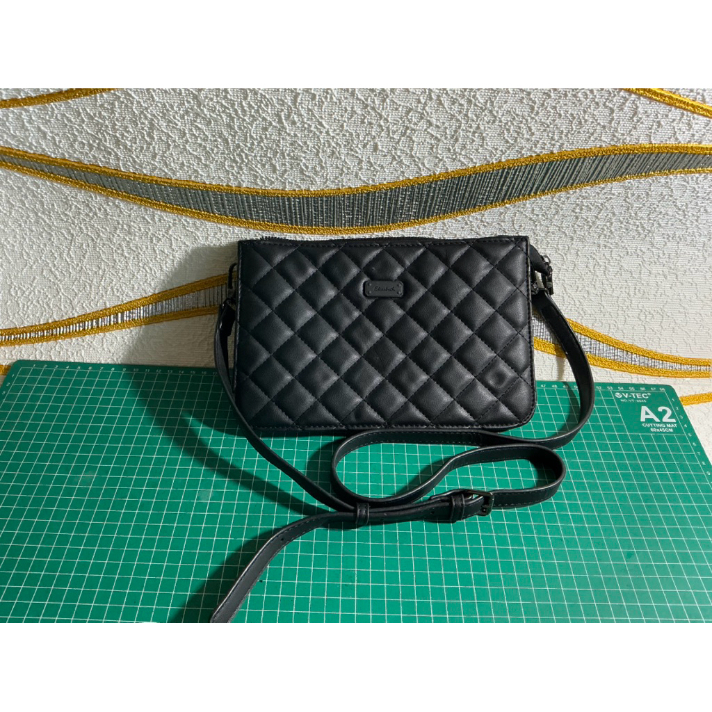 preloved tas murah elizabeth hitam black