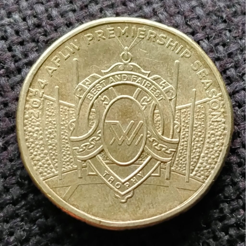Koleksi Koin Australia 1 Dollar kejuaraan AFLW 2024