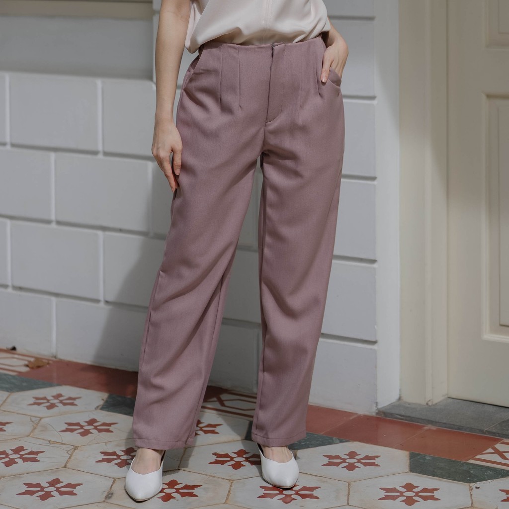 Beatrice Clothing Jogja Caspian Pants - Celana Panjang Wanita | Celana Panjang Highweist