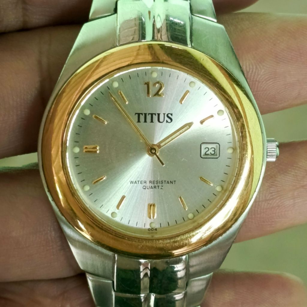 Jam Tangan Titus Quartz Original