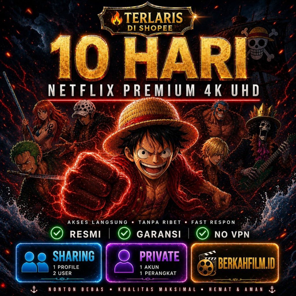 Langganan Netflix Premium Legal 10 HARI – Garansi & Support 24 Jam