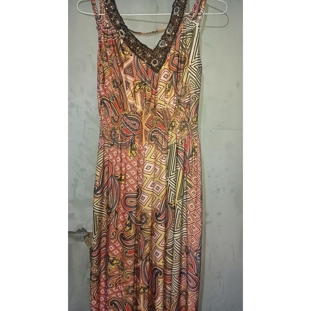 [PRELOVED] LONG DRESS LEKBONG UNIK