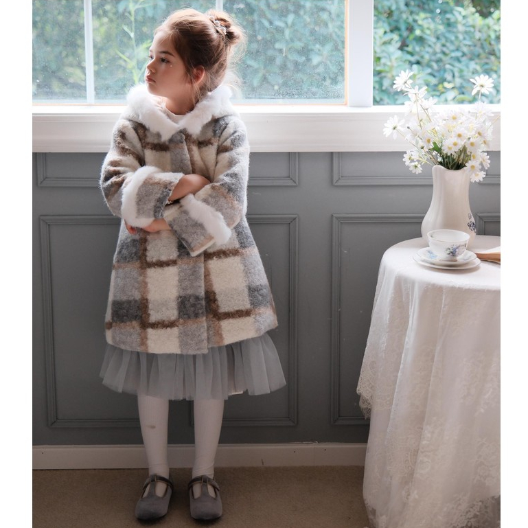 Yeon Winter Coat Kids / Coat Musim Dingin Anak Perempuan / Outer Thermal Anak Perempuan / Coat Hanga