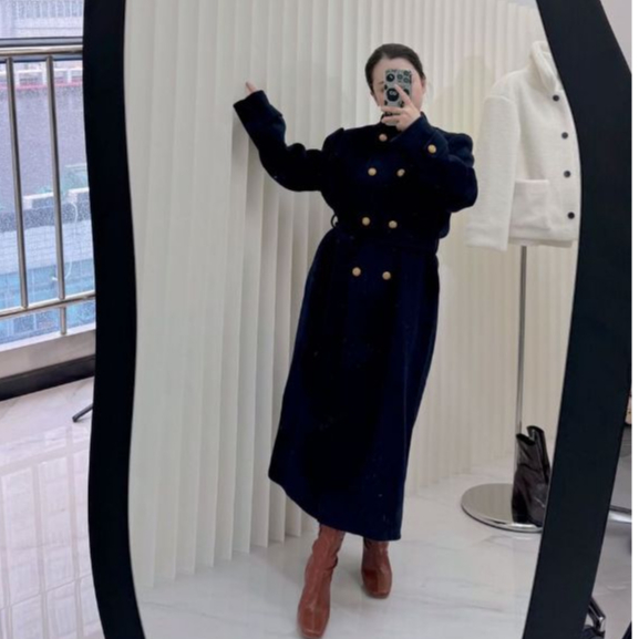 Roxy Wool Coat / Coat Wool Wanita Premium Panjang Musim Dingin /Mantel Coat Wool Musim Dingin Korea 