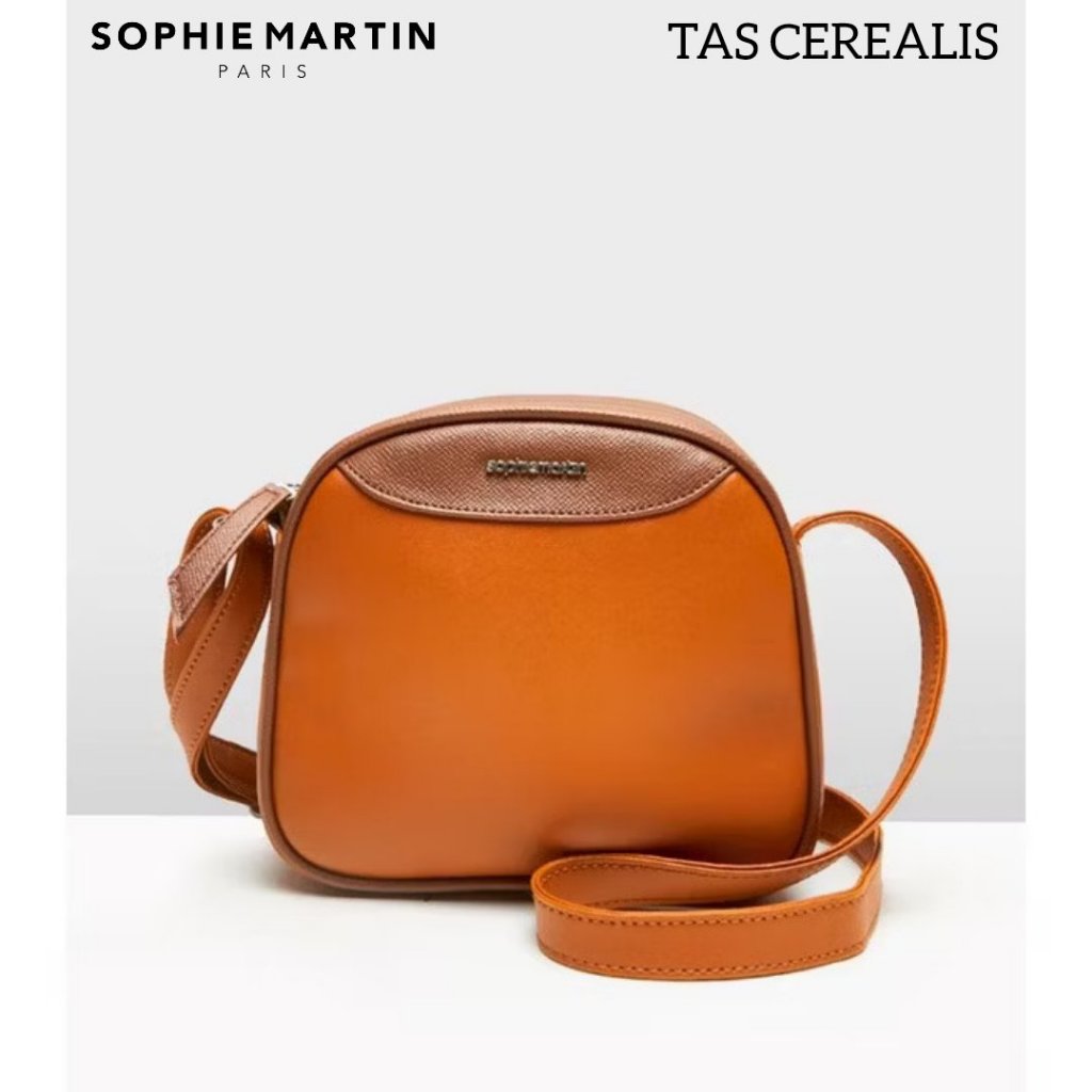 TAS CEREALIS SOPHIE MARTIN PARIS PROMO TAS WANITA COKLAT SELEMPANG