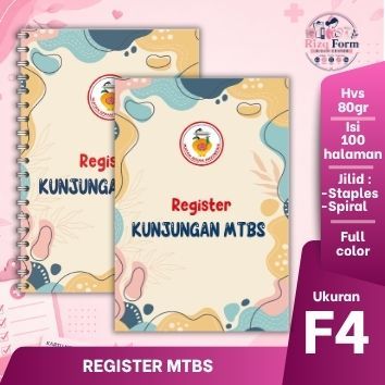 Register MTBS uk F4 isi 50 lembar hvs 80gr