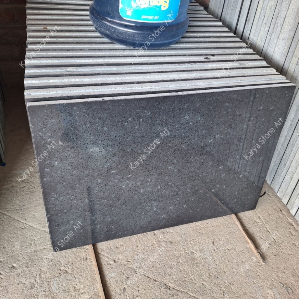 Lantai Batu Granit 60x40 | Batu Granit Lokal | Natu Andesit Hitam Tulungagung
