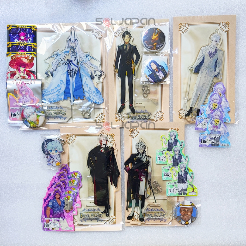 Fate Grand Order FGO Fes 2025 Avalon's Chateau Acrylic Stand B Melusine Karna Mandricardo Merlin Asc
