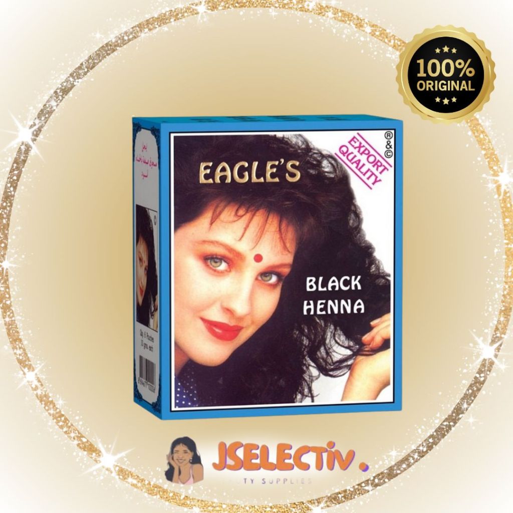 EAGLE'S HENNA - Semir Rambut Jadul MADE IN INDIA // JSELECTIV X JHON KOSMETIK // Pewarna Rambut Hena