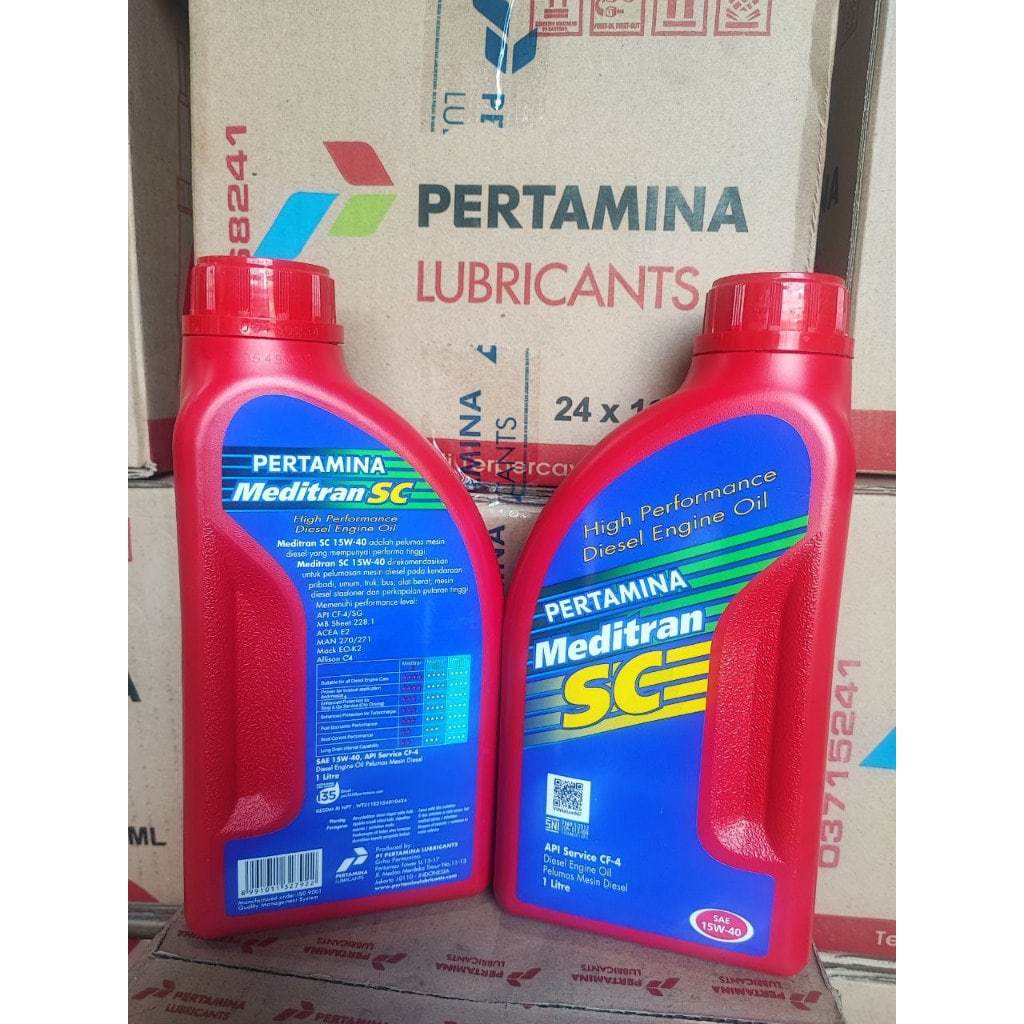 (Asli 100%) OLI MEDITRAN SX , SX 1Liter SNI / OLI MESIN 4TAK / MEDITRAN SX , SC / ORIGINAL PERTAMINA