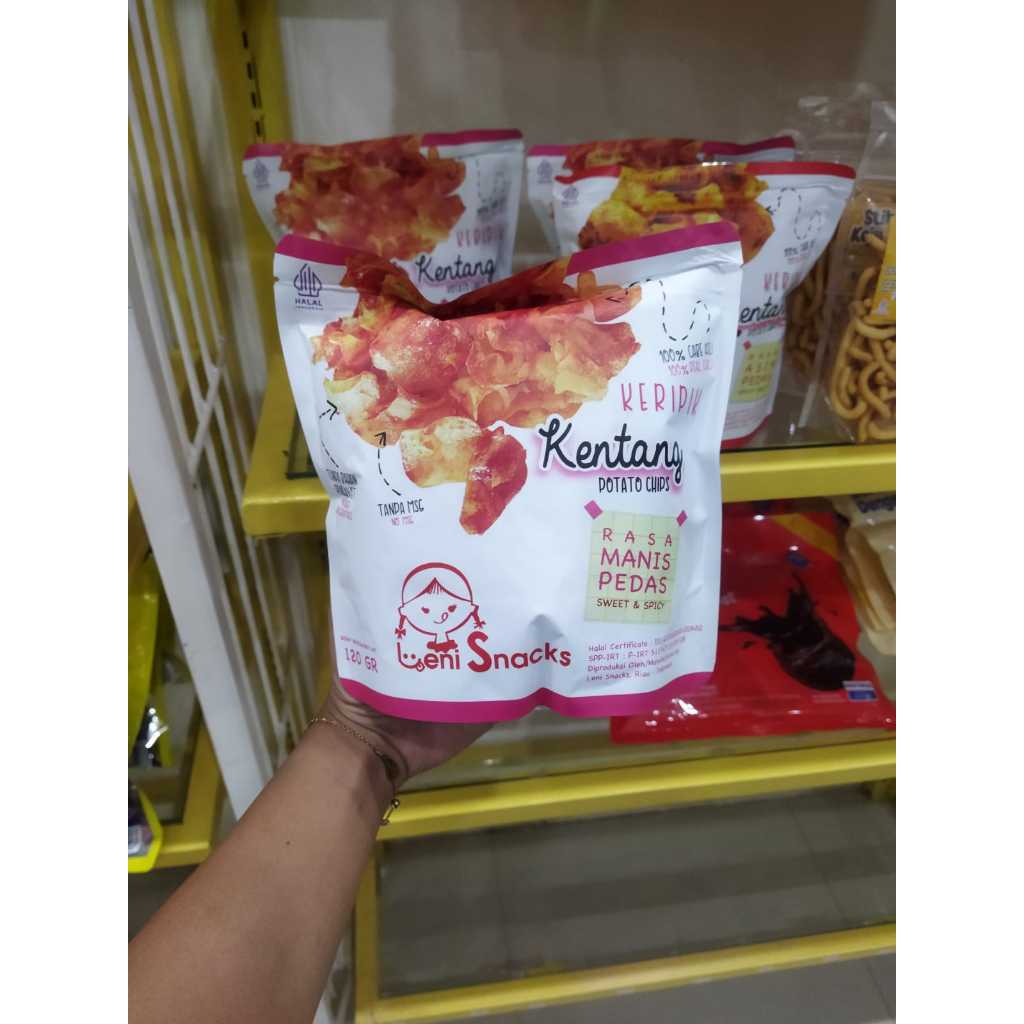 KERIPIK KENTANG LENI SNACKS 120GR