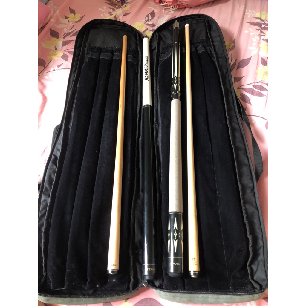 stik Billiard fury DL 2 dan stik jumpbreak titan hammer