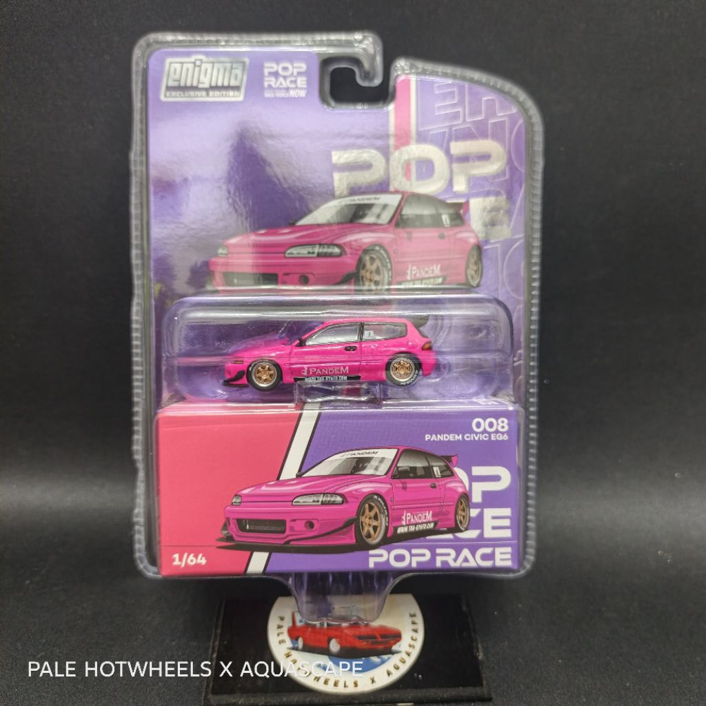 POP RACE HONDA CIVIC EG6 PANDEM PINK