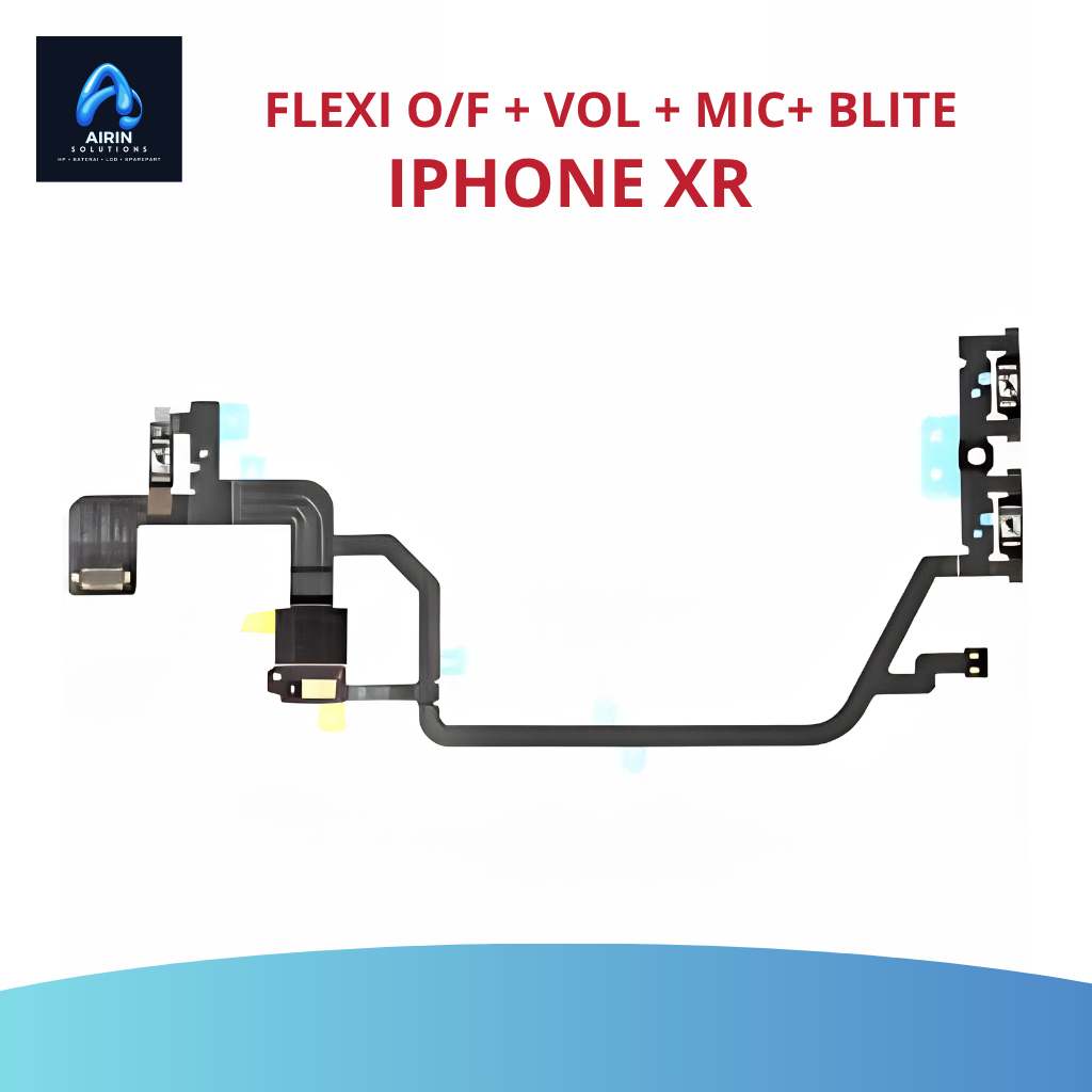 FLEXIBLE ON/OFF + VOL + MIC + BLITE IPHONE XR