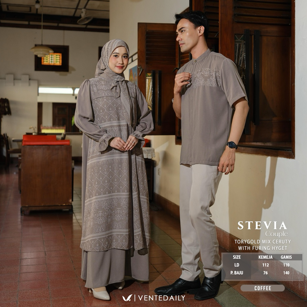 [Vican] Ventedaily - Niara Dania Arfisa Bianca Stevia Couple Hijab Sarimbit Pasangan Lebaran 2026