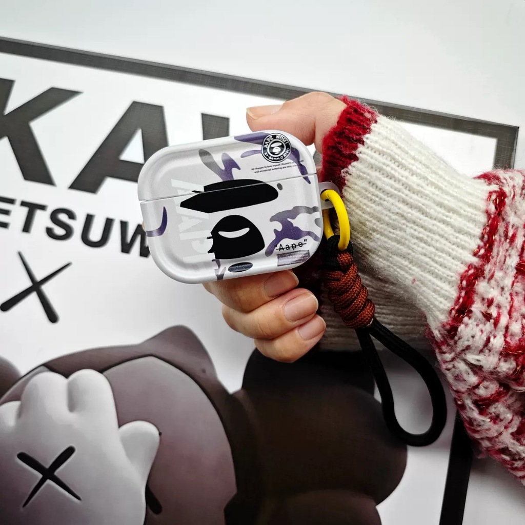 IDNS Casing Airpods Bape 03 | Airpods Pro 1| Airpods Pro 2 | Airpods Pro3 | Airpods gen 4