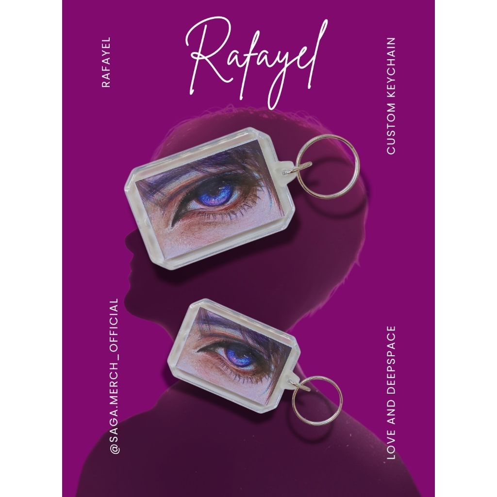 Love and Deepspace Keychain (Rafayel)