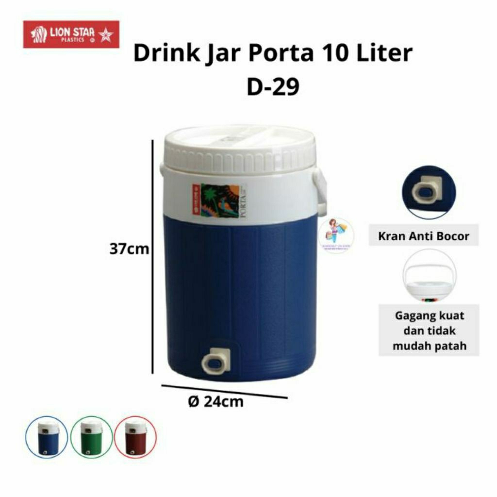 Lion Star Porta Drink Jar 10 Liter