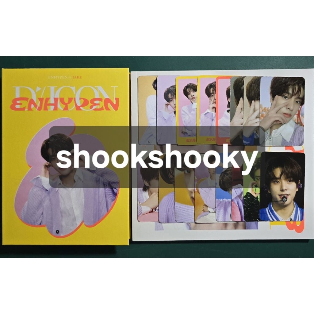ENHYPEN 2022 DICON D'FESTA MINI EDITION BINDER PHOTOBOOK PHOTOCARD SPECIAL PHOTOCARD JAKE SET