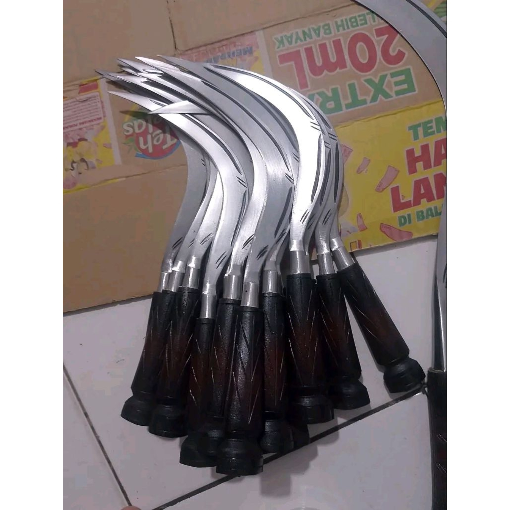 celurit Madura model bulu ayam UK 40cm