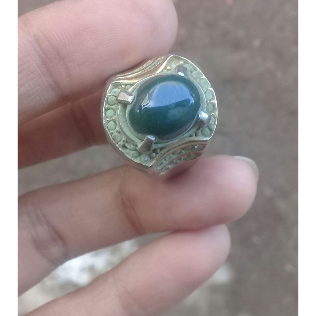 Ijo garut simpenan lawas dim 11 x 9 ring 8