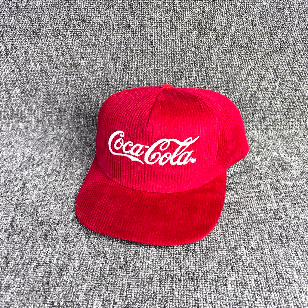 Topi Coca Cola Vintage Corduroy 90s Second Preloved Original 397