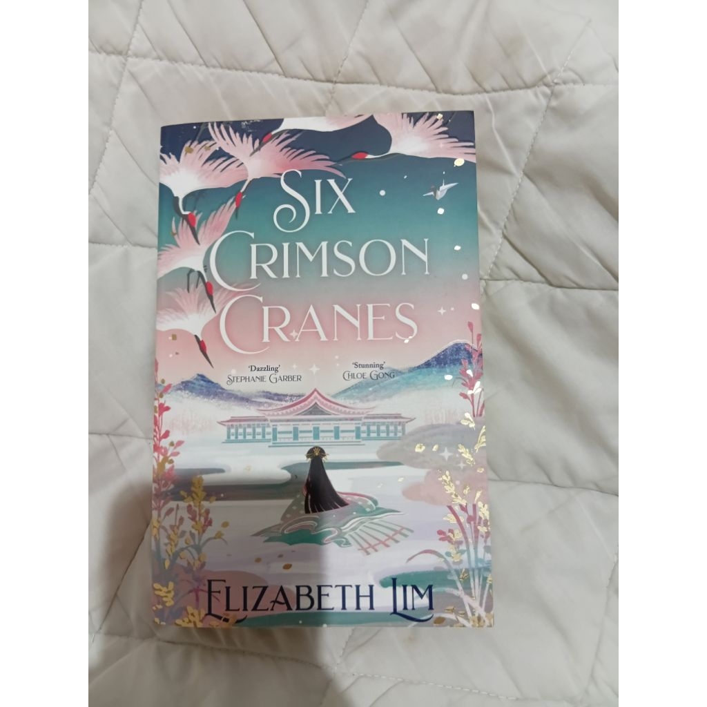 Six Crimson cranes - elizabeth lim