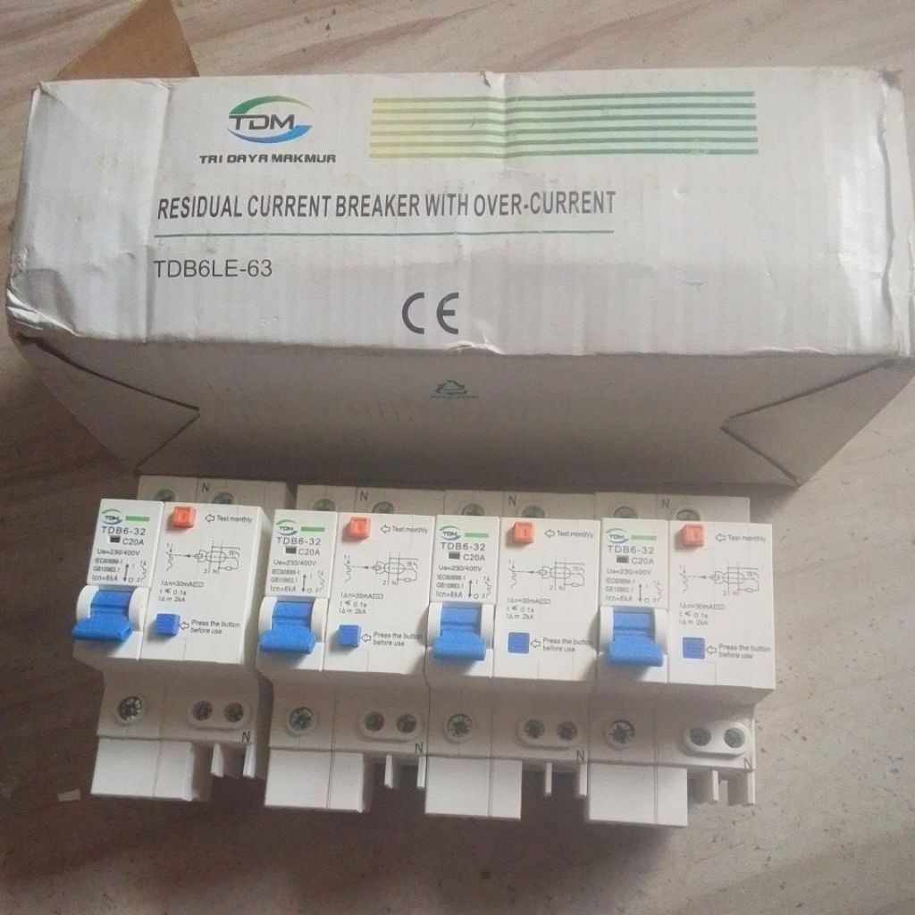 ELCB TDM TDB6-32 20A ORIGINAL