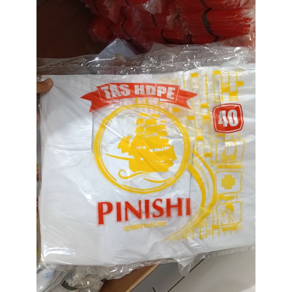 Kantong Plastik Pinishi  40 HDPE-isi50lembar
