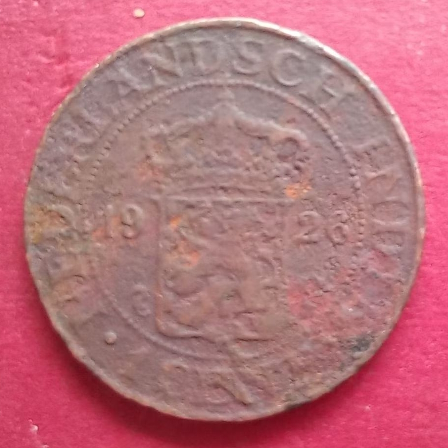 Koin Kuno 1 Cent Nederlandsch Indie 1910an dan 1920an