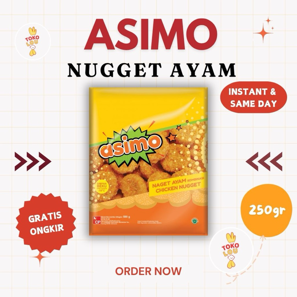 ASIMO NUGGET KOMBINASI 250gr | NAGET ASIMO