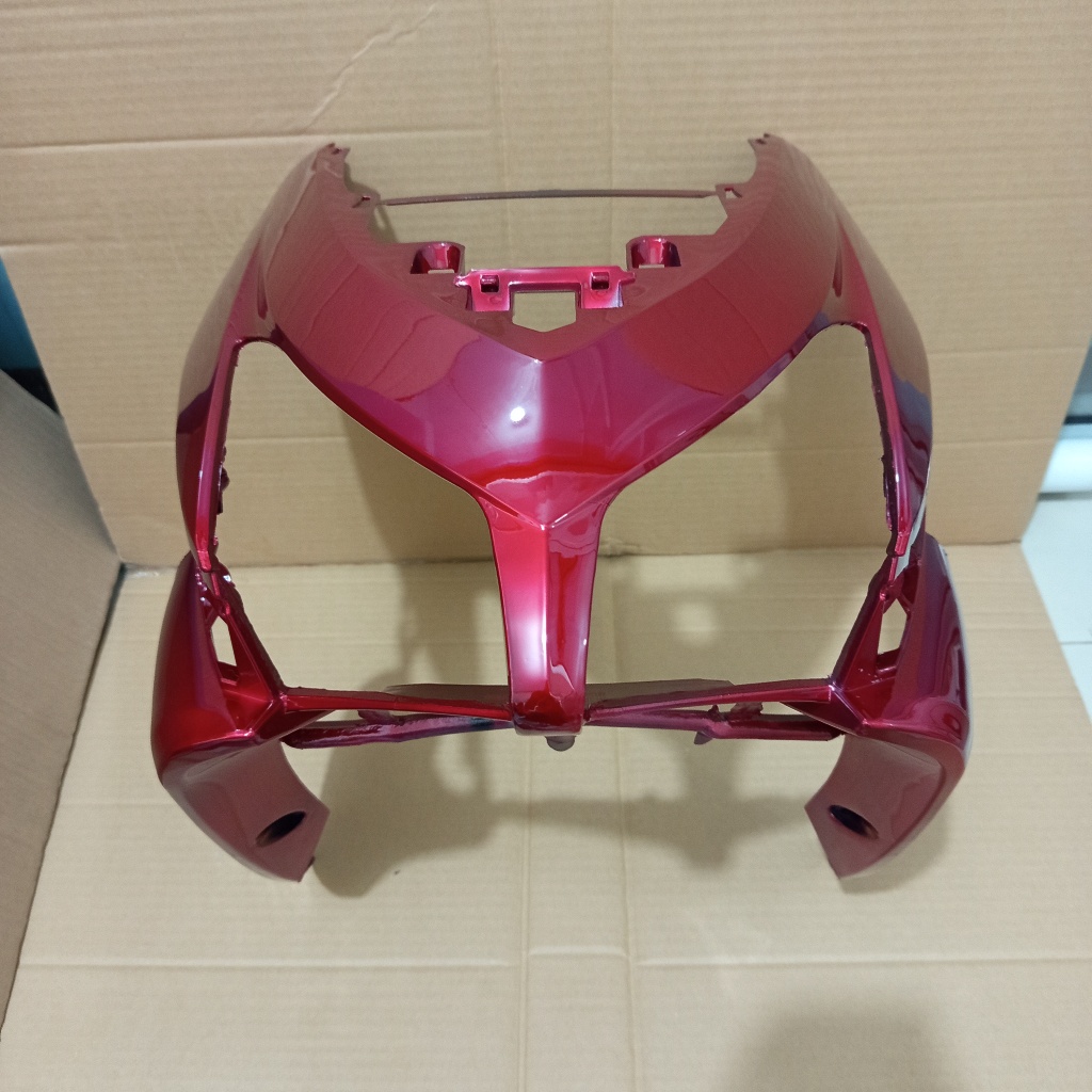Tameng Panel Depan Vario 110 Karbu Cover Body Tameng Depan Vario 110 Karbu KVB MERAH Narita