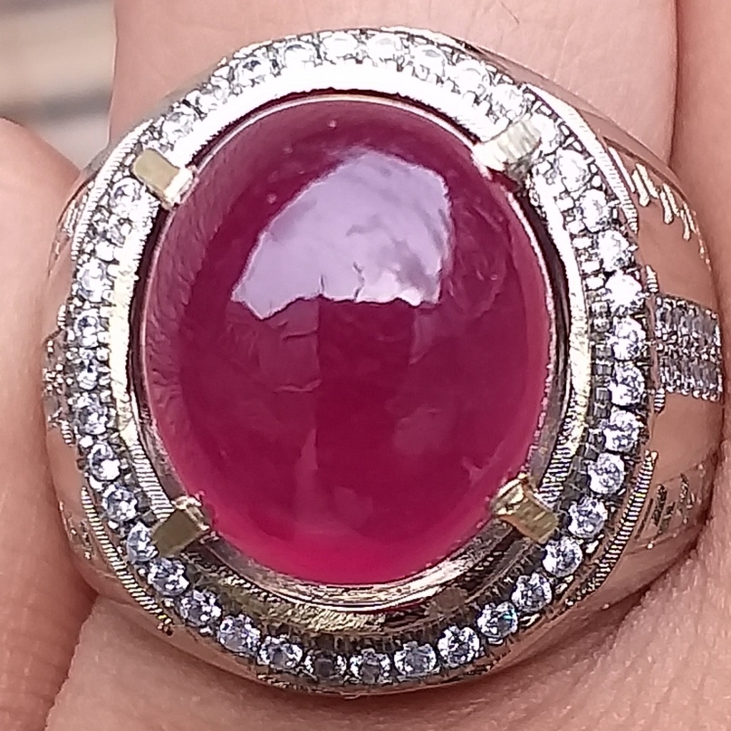 Cincin Ruby Pigeon Blood Memo GLI Natural & Murah
