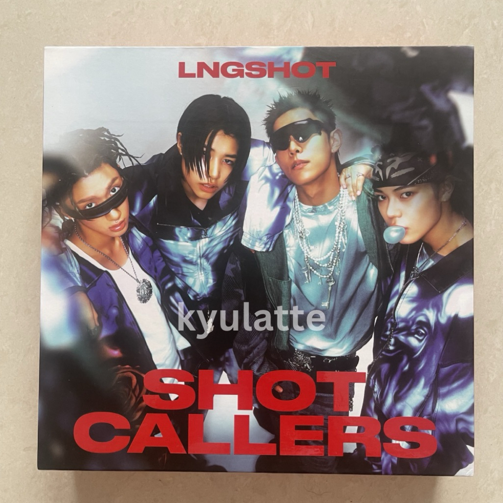(ready stock) lngshot shot callers album reg regular ALBUM ONLY (tanpa photocard)