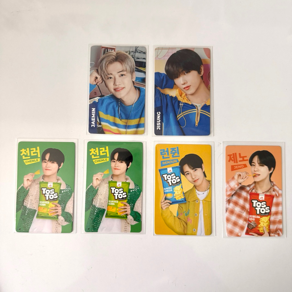 NCT Dream Tostos Tos Tos PC Photocard Jaemin Jeno Renjun Chenle Jisung