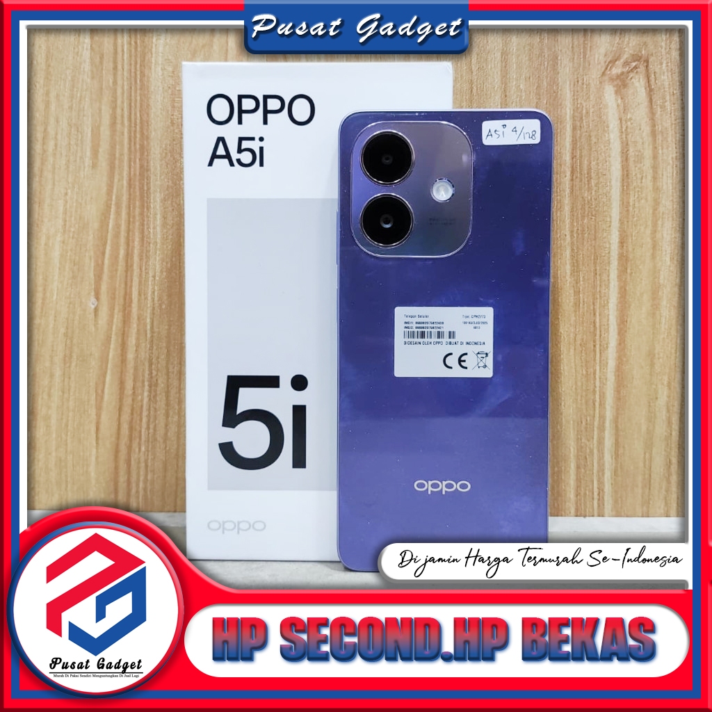 Oppo A5i Ram 4/64GB | Ram 4/128GB Second Pusat Gadget
