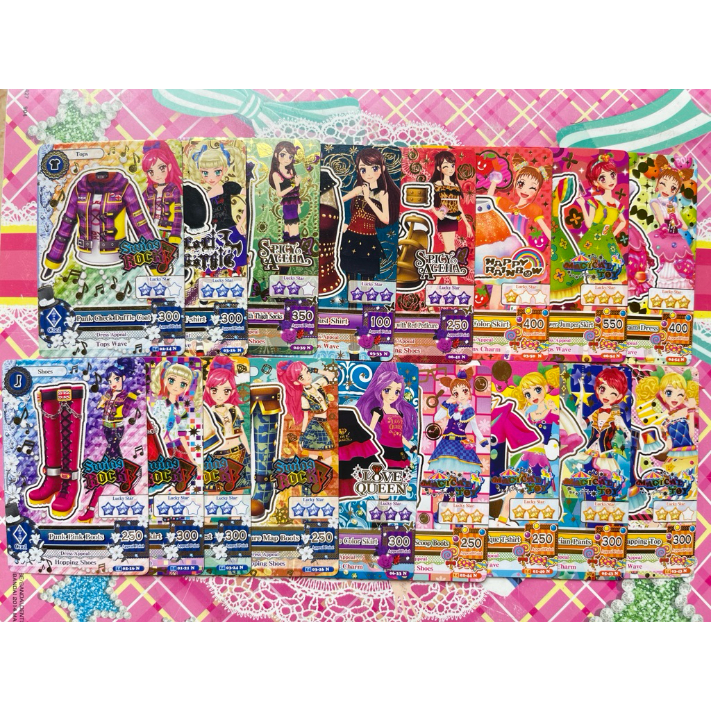 Kartu Aikatsu Satuan Brand Indonesia Aoi Seira Ran Mizuki Yurika Kaede Kii Swing Rock Loli Gothic Or