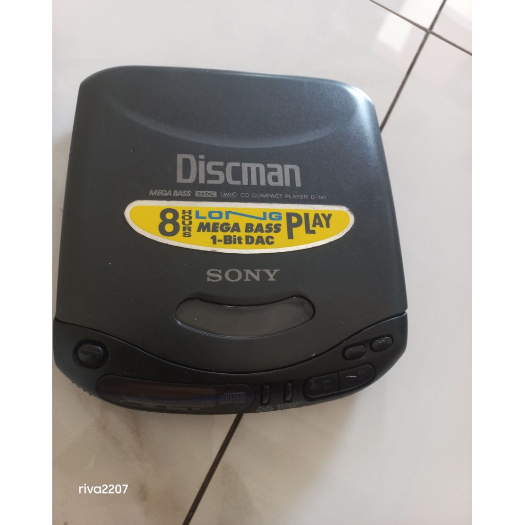 discman sony D-141 - cd player - pemutar cd sony
