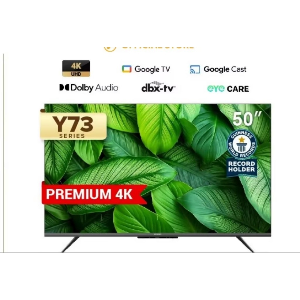 Coocaa 50 Inch Smart Google LED TV 4K UHD 50Y73
