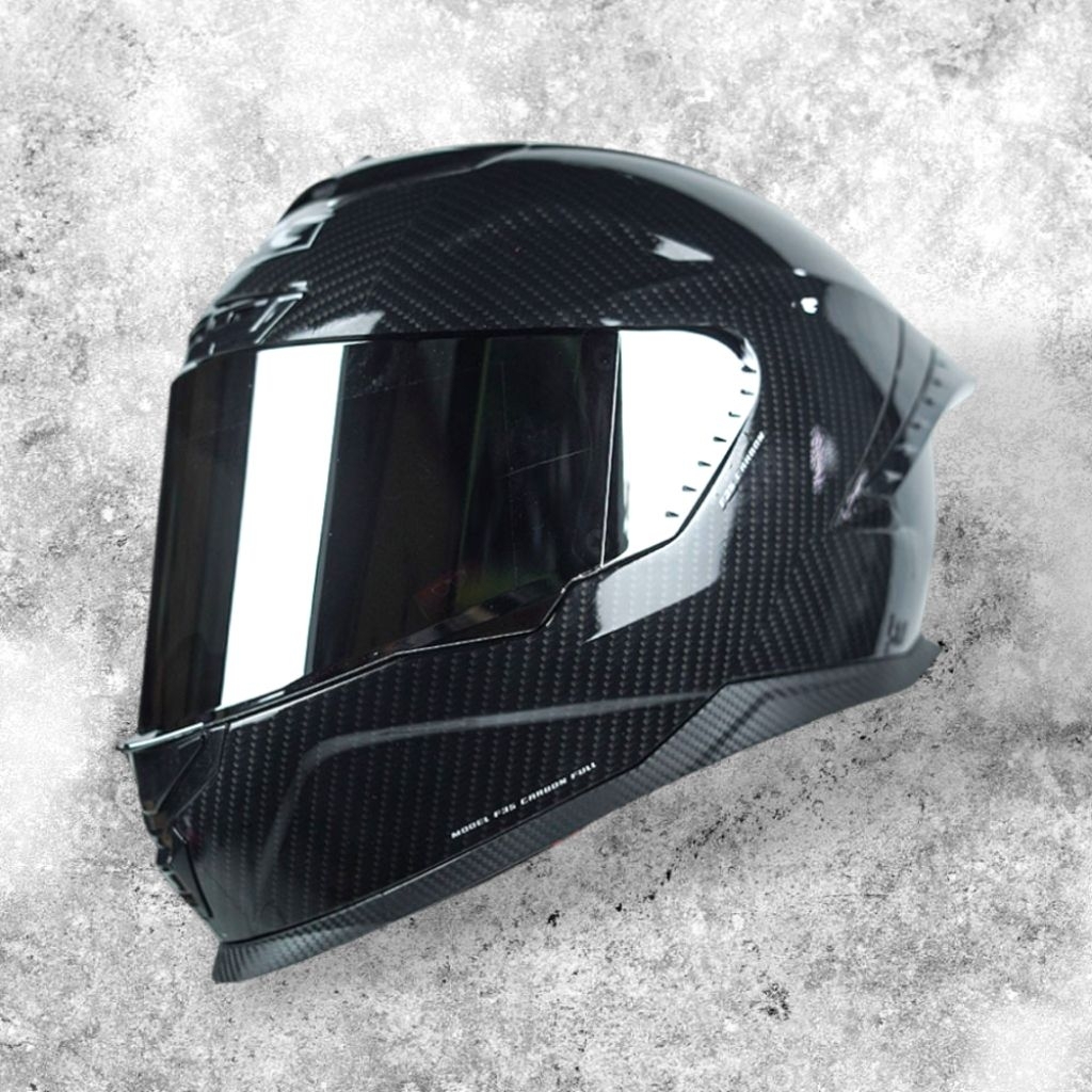 HELM FULL FACE CARBON BLACK ALL VARIAN||SNI PENGENDARA MOTOR