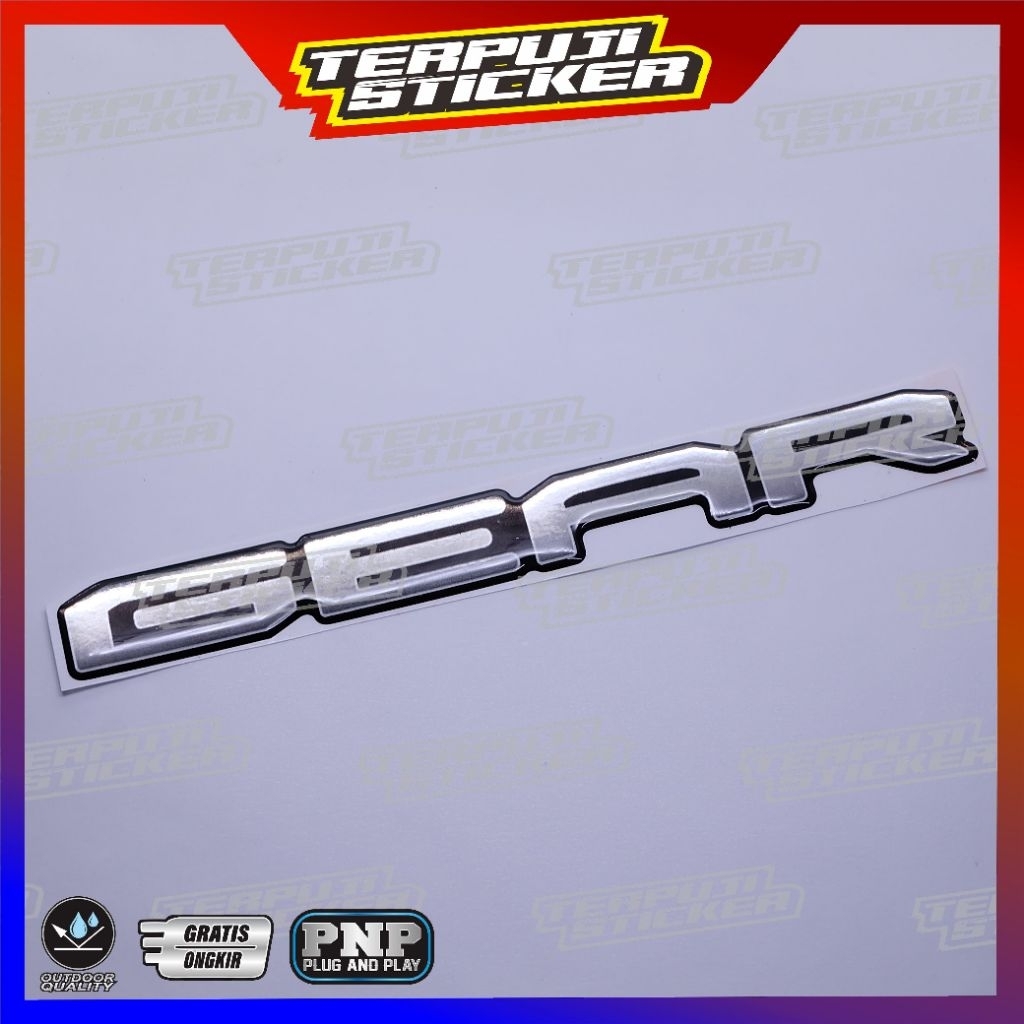 emblem timbul GEAR 125/ STICKER TIMBUL GEAR 125 , TERBAIK ANTI PUDAR DAN LENTUR