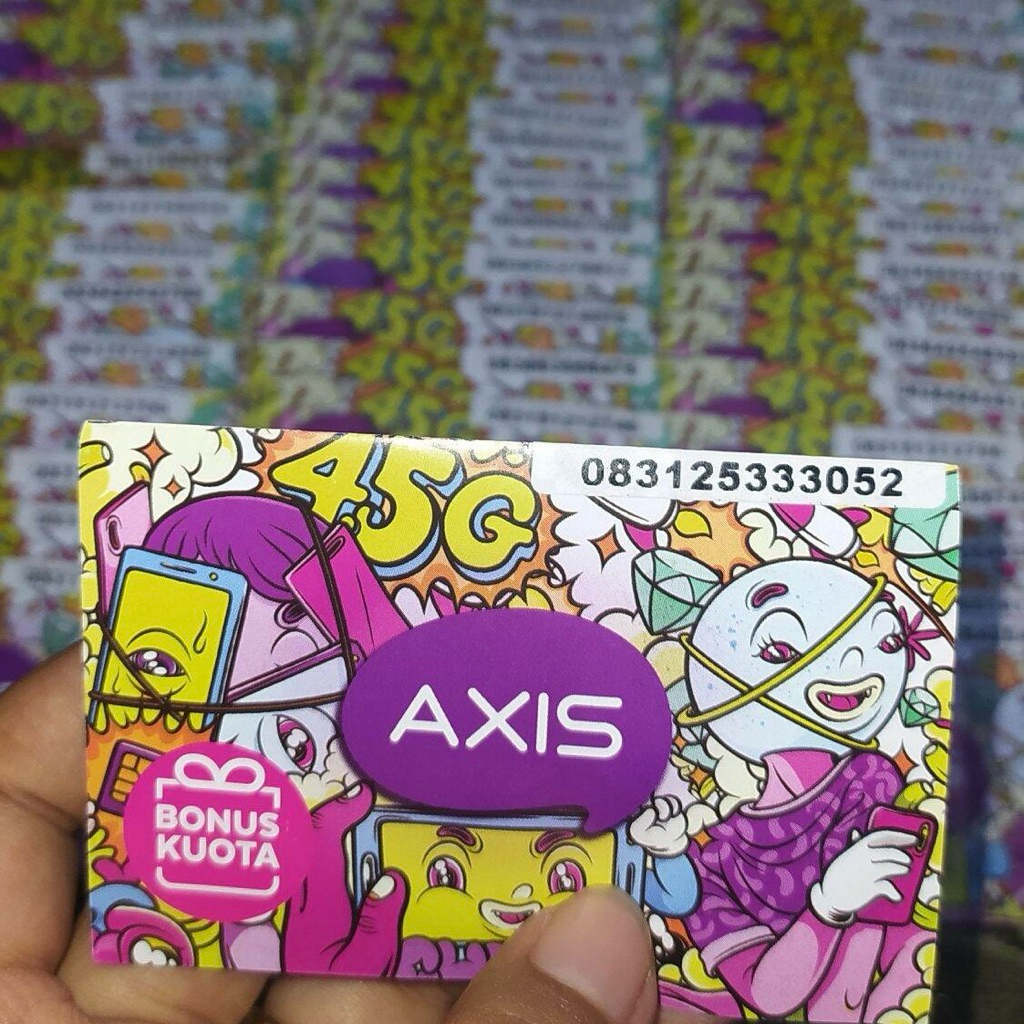 KARTU PERDANA AXIS 3 GB 30 HARI (SEGEL)